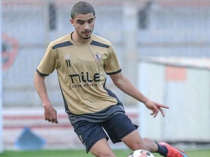 التونسي أحمد الجفالي في تدريب الزمالك - - X/@Zamalek SC