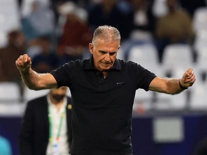 كارلوش كيروش مدرب عمان في مباراة المغرب بكأس العرب - 5 ديسمبر 2025 - Reuters