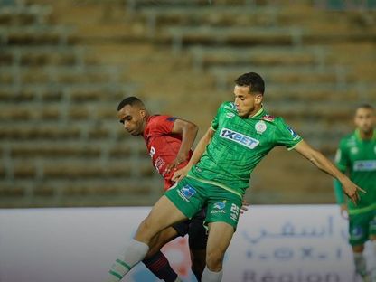 من مواجهة الرجاء الرياضي أمام أولمبيك آسفي في الدوري المغربي - 28 أكتوبر 2023 - twitter/RCAofficiel