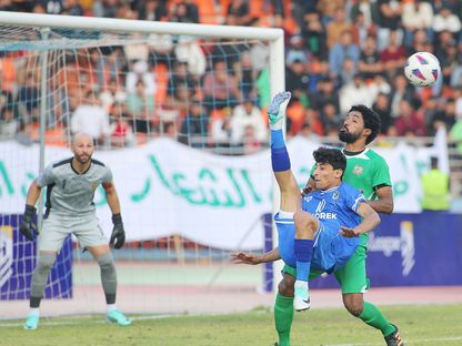 من مباراة القوة الجوية والشرطة في الأسبوع الخامس من الدوري العراقي -  23 نوفمبر 2023 - Facebook/Iraq Stars League