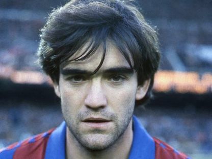 ماركوس ألونسو "الأب" لاعب نادي برشلونة السابق - twitter/FCBarcelona_es