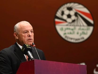 رئيس الاتحاد المصري لكرة القدم هاني أبو ريدة في مؤتمر صحفي - 22 يناير 2026 - EgyptNT_EN/x