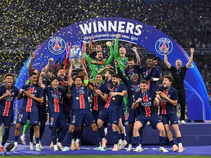 باريس سان جيرمان يُتوج بأول لقب في تاريخه بدوري أبطال أوروبا - 31 مايو 2025 - X/PSG_inside