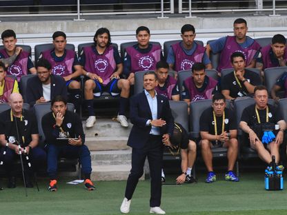 مدرب باتشوكا خايمي لوزانو خلال مواجهة سالزبورغ في كأس العالم للأندية – 18 يونيو 2025 - IMAGN IMAGES via Reuters