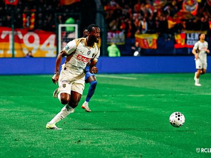 عبد الله سيما خلال مباراة لانس وتروا بكأس فرنسا - 4 فبراير 2026 - X/RCLens