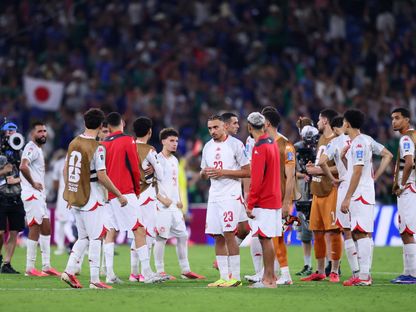 الحزن يسيطر على لاعبي تونس بعد الخسارة أمام اليابان والخروج من كأس العالم - 21 يونيو 2026 - Reuters
