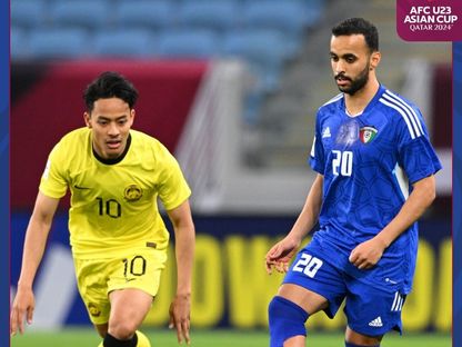 كأس آسيا تحت 23 عاما - الكويت ضد ماليزيا - 23 أبريل 2024 - X/@theafcdotcom