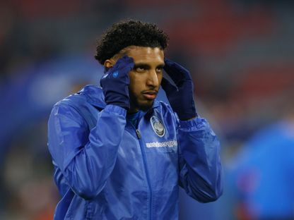 لاعب أتالانتا إيدرسون خلال مباراة بايرن ميونيخ في دوري أبطال أوروبا - 18 مارس 2026 - Reuters