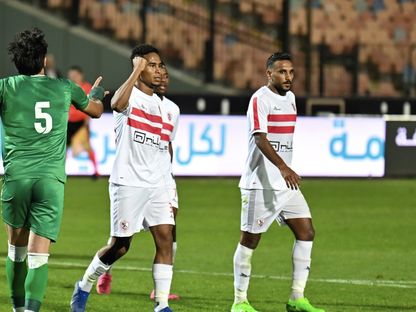 سيف الدين الجزيري يحرز ثنائية في مباراة الزمالك والاتحاد 5-6-2023 - Twitter/Zamalek