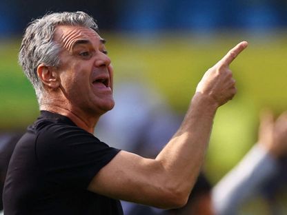 مدرب نادي الاهلي السعودي مارينو بوسيتش في مباراة الفريق ضد ماميلودي صن داونز بكأس إنتركونتيننتال - 19 سبتمبر 2026 - reuters
