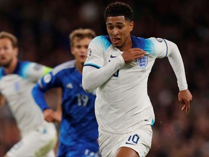 جود بيلينغهام في مباراة منتخب إنجلترا ضد البوسنة تحضيراً ليورو 2024 - Reuters