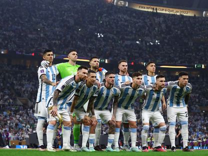 تشكيلة الأرجنتين في نهائي كأس العالم 2022 ضد فرنسا - 18 ديسمبر 2022 - reuters