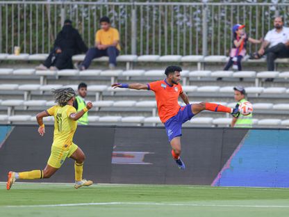 من مباراة الفيحاء والحزم بدوري روشن السعودي - 25 أغسطس 2023 - X/Alfaihaclub