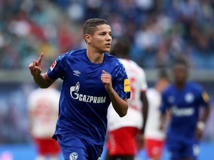 لاعب وسط شالكه أمين حارث - AFP