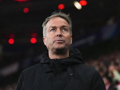 كاسبر هيولماند مدرب باير ليفركوزن في مباراة أرسنال بدوري أبطال أوروبا - 11 مارس 2026 - UEFA