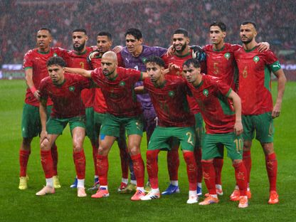منتخب المغرب قبل مباراته ضد جزر القمر في كأس أمم إفريقيا - 21 ديسمبر 2025 - REUTERS