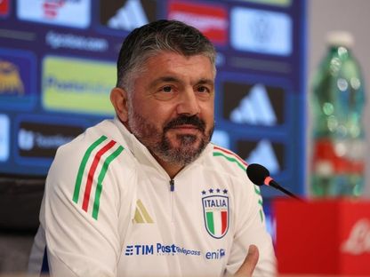 جينارو غاتوزو مدرب إيطاليا خلال مؤتمر صحفي - 7 أكتوبر 2025 - www.figc.it