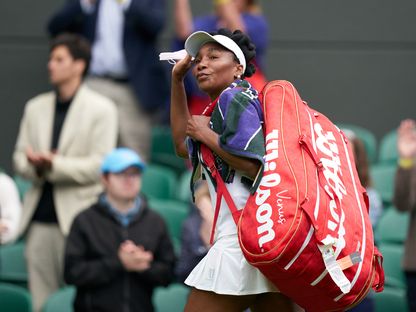 الأميركية فينوس وليامز خلال مشاركتها في بطولة ويمبلدون للتنس 2021 - 30 يونيو 2021 - Reuters