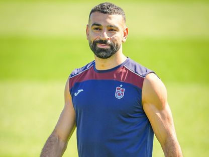 محمد صلاح نجم طرابزون سبور خلال تدريب - 11 أكتوبر 2026 - X/@Trabzonspor