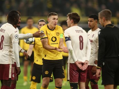 من مباراة بوروسيا دورتموند وفياريال في دوري أبطال أوروبا - 25 نوفمبر 2025 - REUTERS