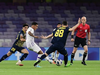 من مباراة العين الإماراتي وباختاكور الأوزبكي في دوري أبطال آسيا - 28 نوفمبر 2023 - X/@alainfcae