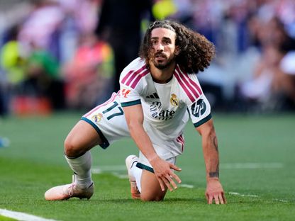 ظهير ريال مدريد مارك كوكوريا خلال المواجهة أمام أتلتيكو مدريد في الدوري الإسباني - 20 سبتمبر 2026 - Getty Images
