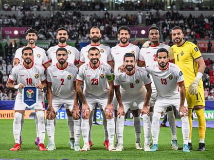 منتخب الأردن في نهائيات كأس آسيا - 6 فبراير 2024 - X/KingAbdullahII
