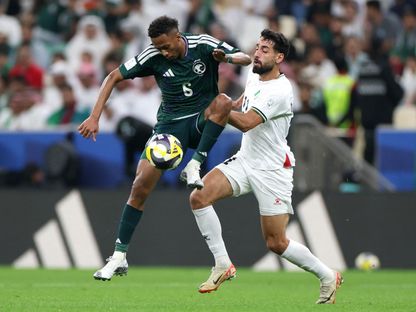 من مباراة السعودية وفلسطين في كأس العرب - 11 ديسمبر 2025 - Reuters