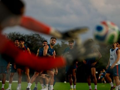 لاعبو منتخب البرتغال في حصة تدريبية - 26 مارس 2026 - X/@selecaoportugal