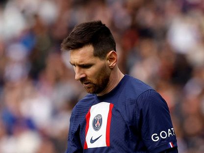 الأرجنتيني ليونيل ميسي خلال مباراة باريس سان جيرمان ولوريان - 1 يونيو 2023 - REUTERS