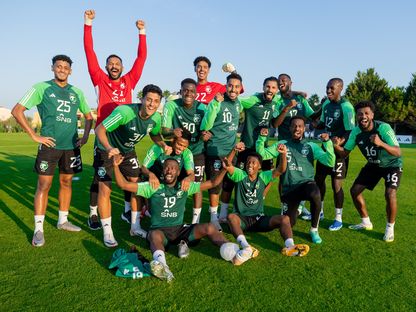 لاعبو المنتخب السعودي في معسكر البرتغال - 10 أكتوبر 2023 - X/@SaudiNT