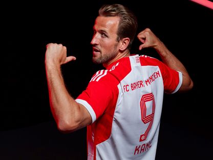 هاري كين بقميص بايرن ميونيخ - 12 أغسطس 2023 - Twitter/@FCBayern
