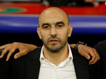 وليد الركراكي مدرب المنتخب المغربي لكرة القدم - Reuters