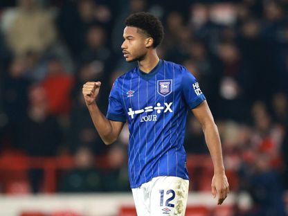 ينس كايوستي في مباراة إبسويتش تاون ونوتنغهام فورست بالدوري الإنجليزي الممتاز - 4 مارس 2025 - Reuters