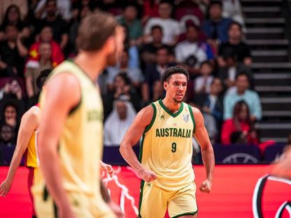 جايلين غالواي لاعب أستراليا خلال نهائي كأس آسيا ضد الصين - 17 أغسطس 2025 - X/BasketballAus