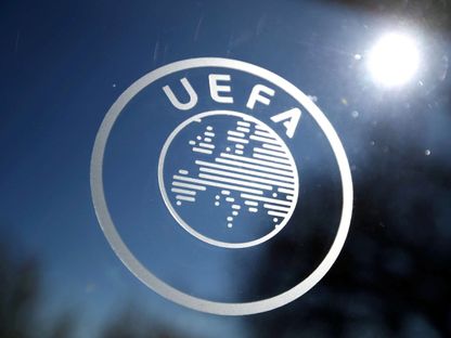 شعار الاتحاد الأوروبي لكرة القدم يويفا - Reuters