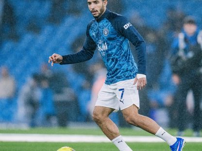 عمر مرموش قبل مباراة بين مانشستر سيتي ونيوكاسل يونايتد - 21 فبراير 2026 - X/@ManCity