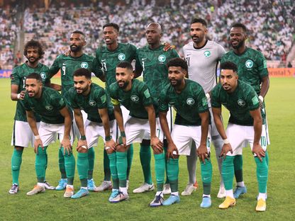 تشكيلة المنتخب السعودي التي واجهت أستراليا في آخر مباريات تصفيات كأس العالم 2022 - REUTERS