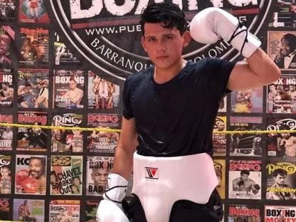 الملاكم الكولومبي الراحل لويس كوينونيس - TWITTER/@boxingscene