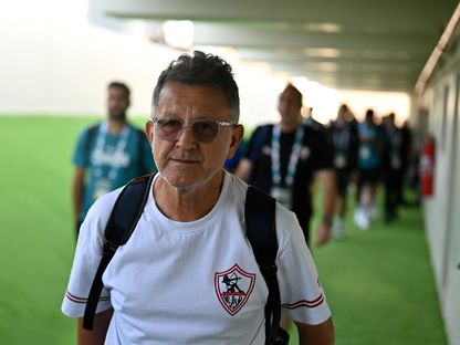 مدرب نادي الزمالك خوان كارلوس أوسوريو قبل مباراة الشباب بكأس الملك سلمان - 31 يوليو 2023 - Facebook/Zamalek SC