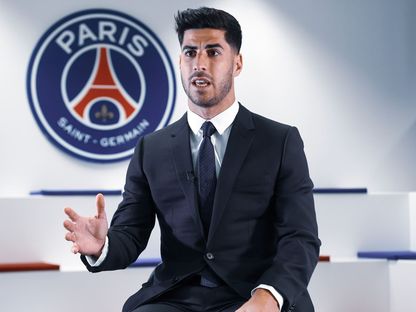 ماركو أسينسيو بعد انضمامه إلى باريس سان جيرمان - 6 يوليو 2023 - psg.fr