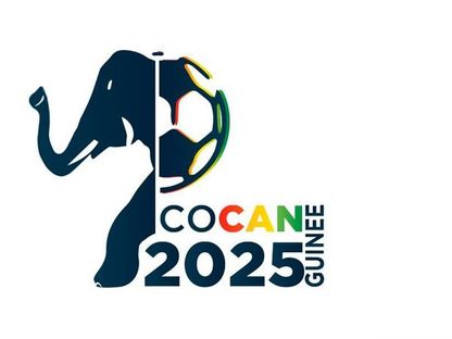 شعار بطولة كأس الأمم الإفريقية 2025 التي كان من المقرر إقامتها في غينيا  - TWITTER/@AblamGnamesso