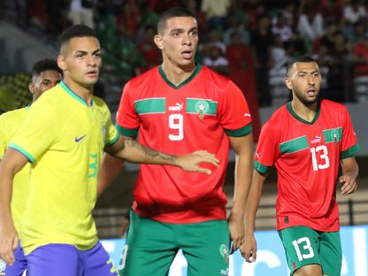 خلال مباراة المغرب والبرازيل تحت 23 عاماً في فاس - 7 سبتمبر 2023 - X/@EnMaroc