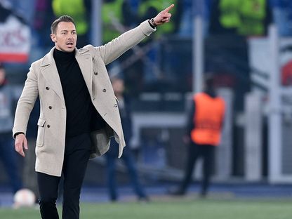 ماتياس يايسله خلال مباراة بين روما وسالزبورغ - 23 فبراير 2023 - NurPhoto via AFP