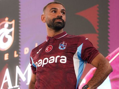 محمد صلاح أثناء تقديمه في طرابزون سبور - 6 أغسطس 2026 - x@Trabzonspor