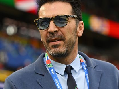 جيانلويجي بوفون رئيس بعثة منتخب إيطاليا في بطولة أوروبا "يورو 2024" - 15 يونيو 2024 - X/EURO2024
