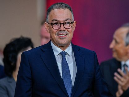 فوزي لقجع رئيس الاتحاد المغربي لكرة القدم في نهائي كأس العالم للسيدات تحت 17 عاماً بين هولندا وكوريا الشمالية في المغرب - Getty Images