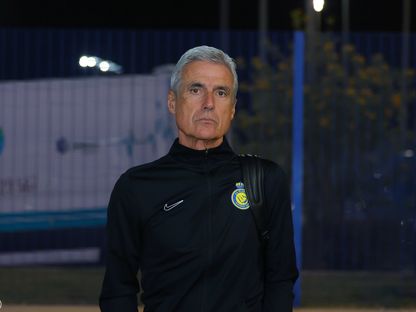 لويس كاسترو مدرب فريق النصر السعودي قبل مواجهة الرياض - 8 ديسمبر 2023 - X/AlNassrFC