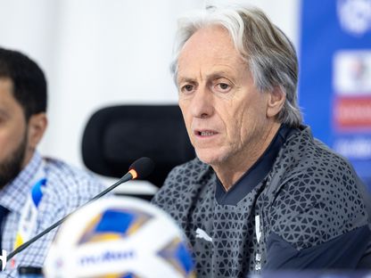 جورحي جيسوس مدرب نادي الهلال خلال مؤتمر الصحافي - 21 سبتمبر 2023 - X/@Alhilal_FC