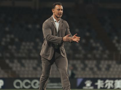 ماتياس يايسله مدرب النادي الأهلي في مباراة الوحدة الإماراتي دوري أبطال آسيا للنخبة - 9 فبراير 2026 - X/@ALAHLI_FC